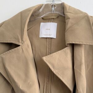 Mango Classic Camel Trench Coat